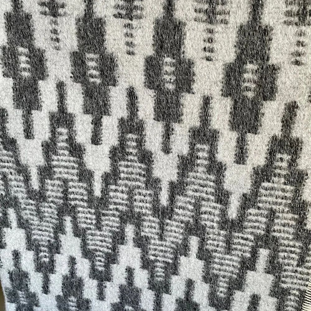 ARTZNL Alpaca Wool Cotton Throw Bed Blanket Large Southwestern Luxury Soft Queen